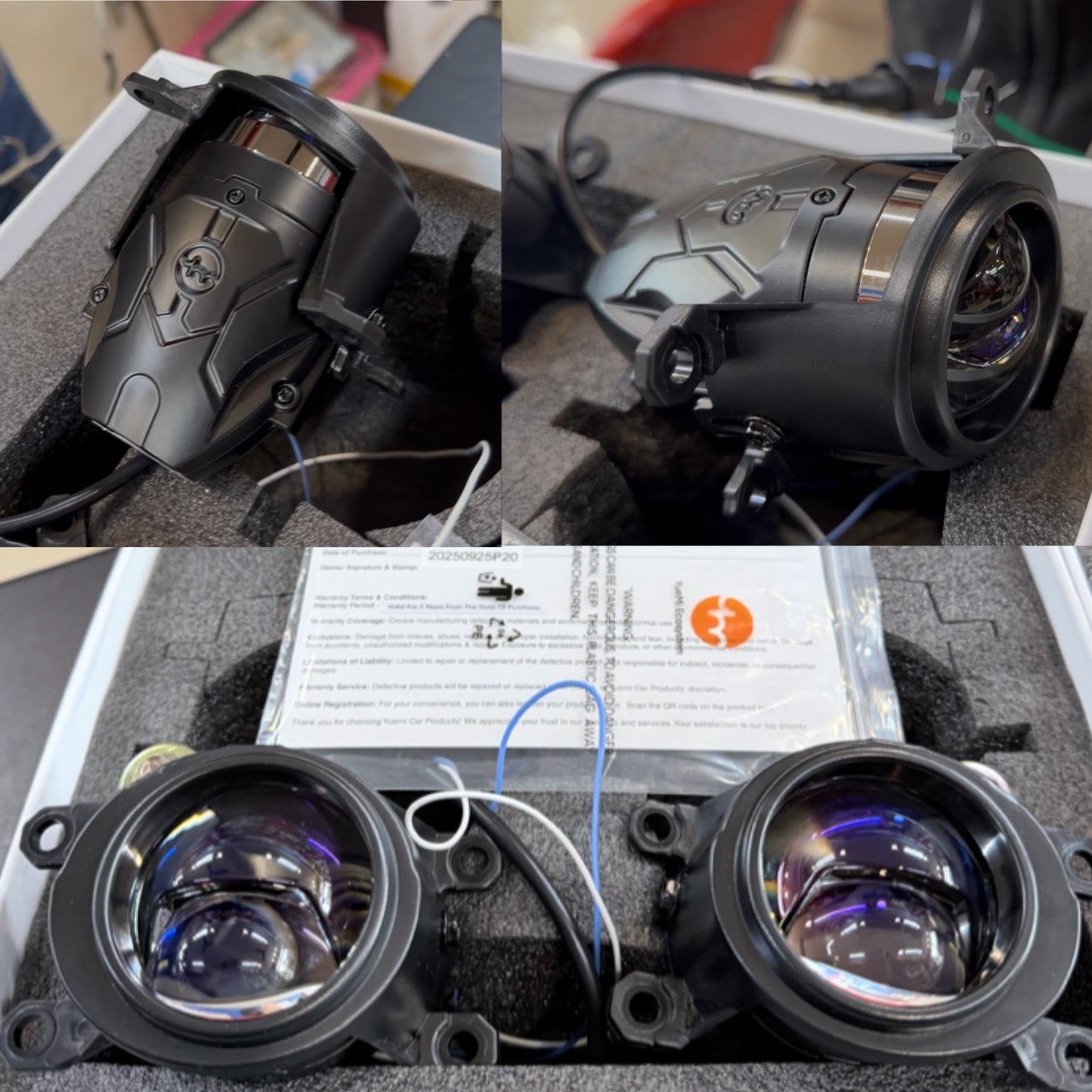 Yuemi Ecosystem P20 2" LED Projector Fog Lamp for Cars