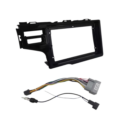 Honda WRV 9 inches Android Frame with Coupler (Gloss Black) - Sahiba Car