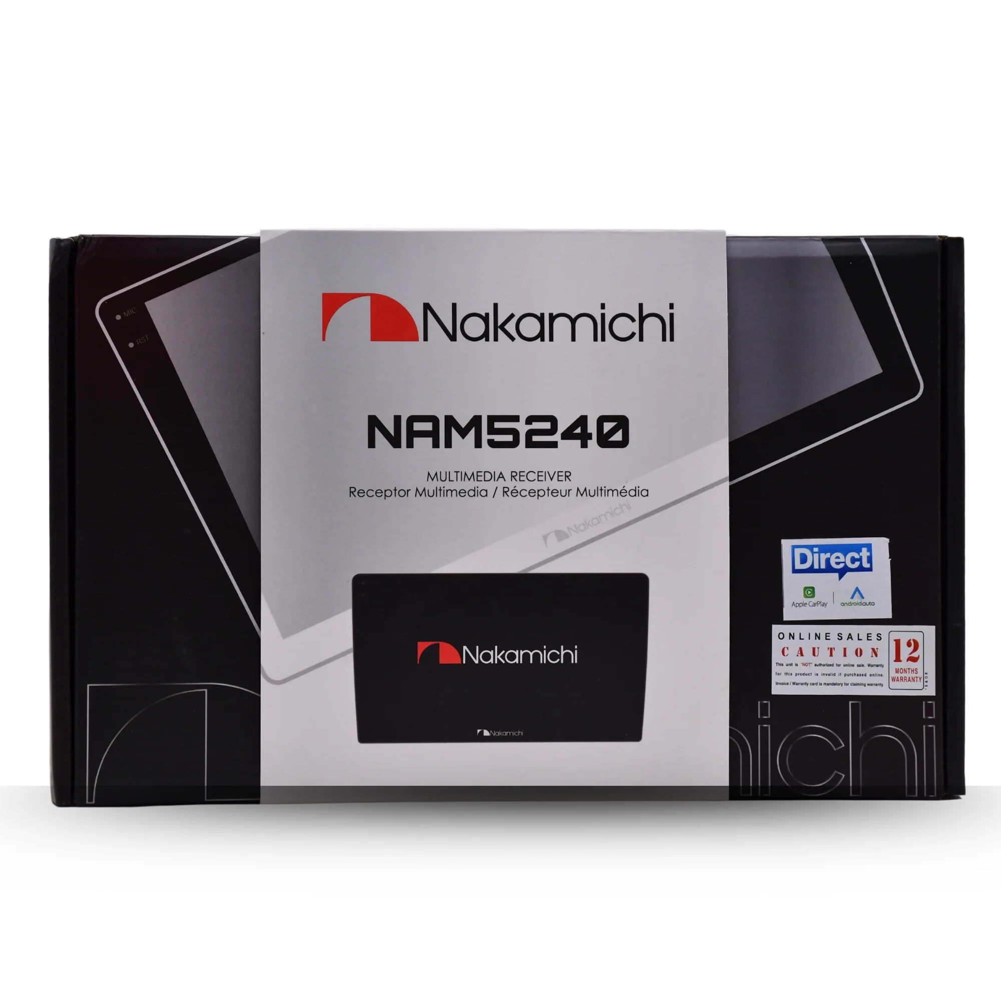 Nakamichi NAM5240T-A9Z Android Stereo With Carplay & Android Auto