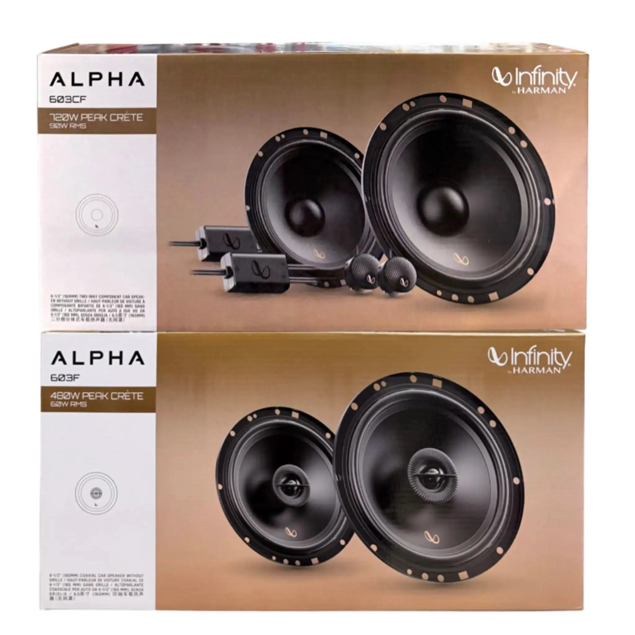 Buy Infinity Alpha 603CF & 603F Components and coaxial combo