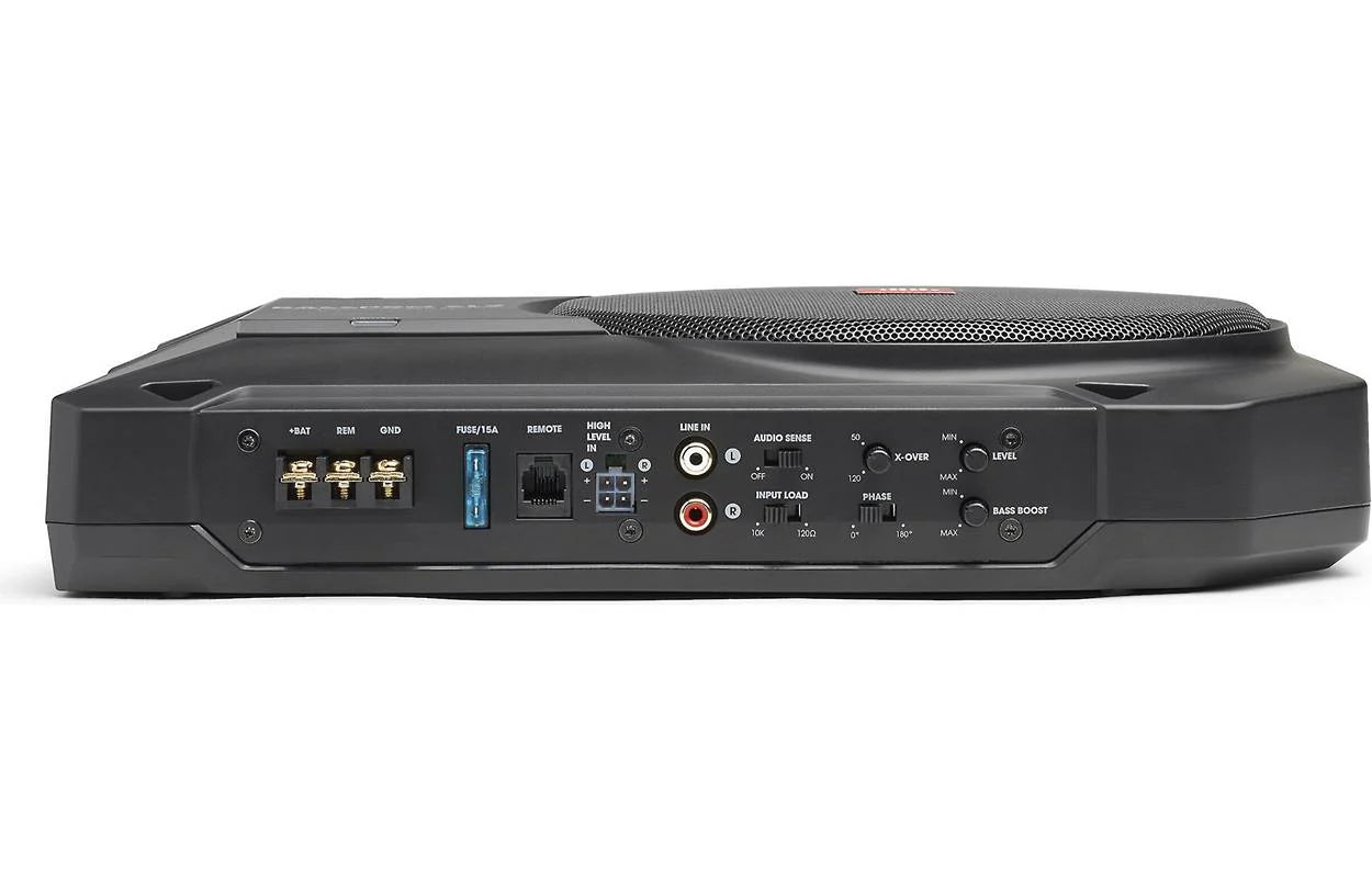 JBL Basspro SL2 8" Class D Compact Underseat Subwoofer with Bass Controller (125W RMS) - Sahiba Car