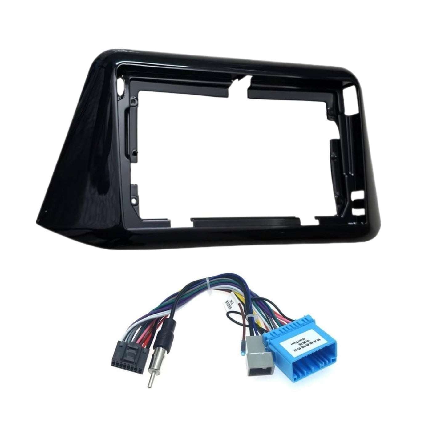 New Brezza 9 inches Android Frame with Coupler (Gloss Black) - Sahiba Car