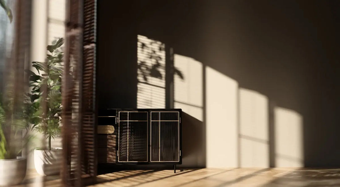 a microwave oven sitting on top of a wooden table