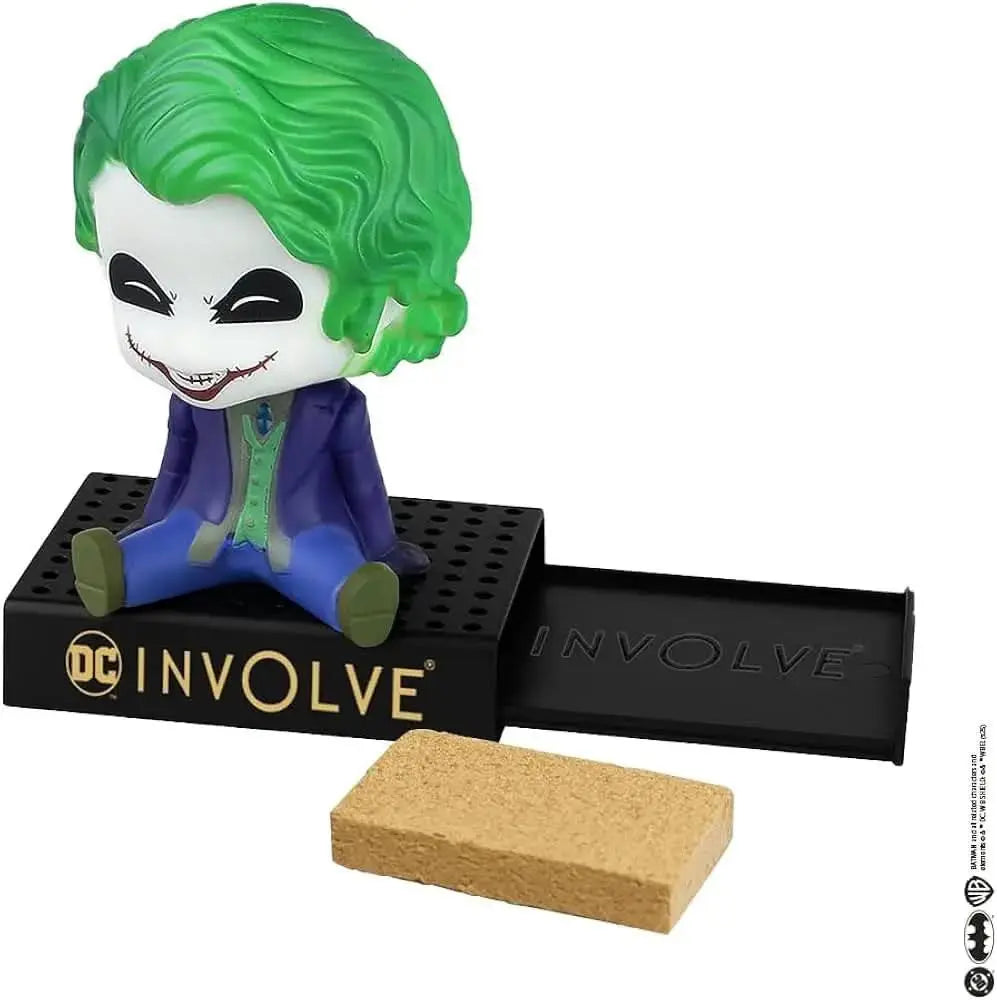 The Joker Bobblehead Fiber Car Perfume with Batman Keychain | Action Figure Bobblehead | OFFICIAL DC MERCHANDISE Limited Edition for Car Dashboard & Office Desk - Sahiba Car