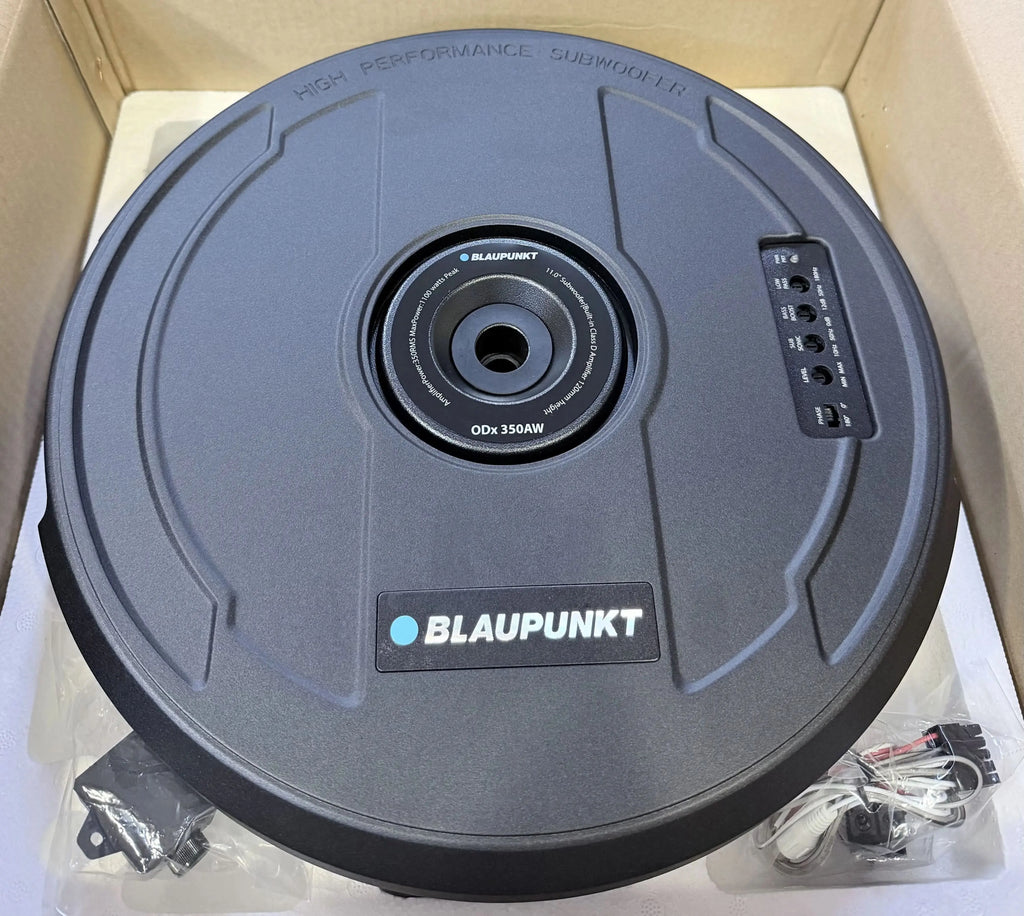 Blaupunkt ODX 350 AW 11" Active Subwoofer with 1100W Max Power & Built-in Class D Amp BLAUPUNKT