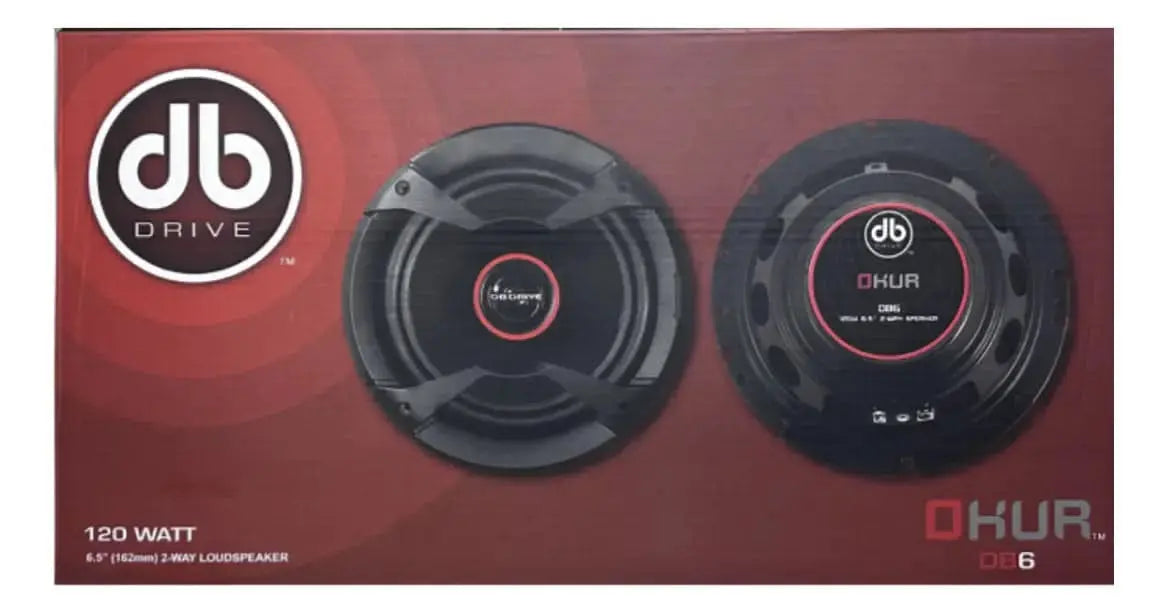 DB Drive 6.5" Coaxial Dual Cone Speaker 120W Peak Power DB DRIVE