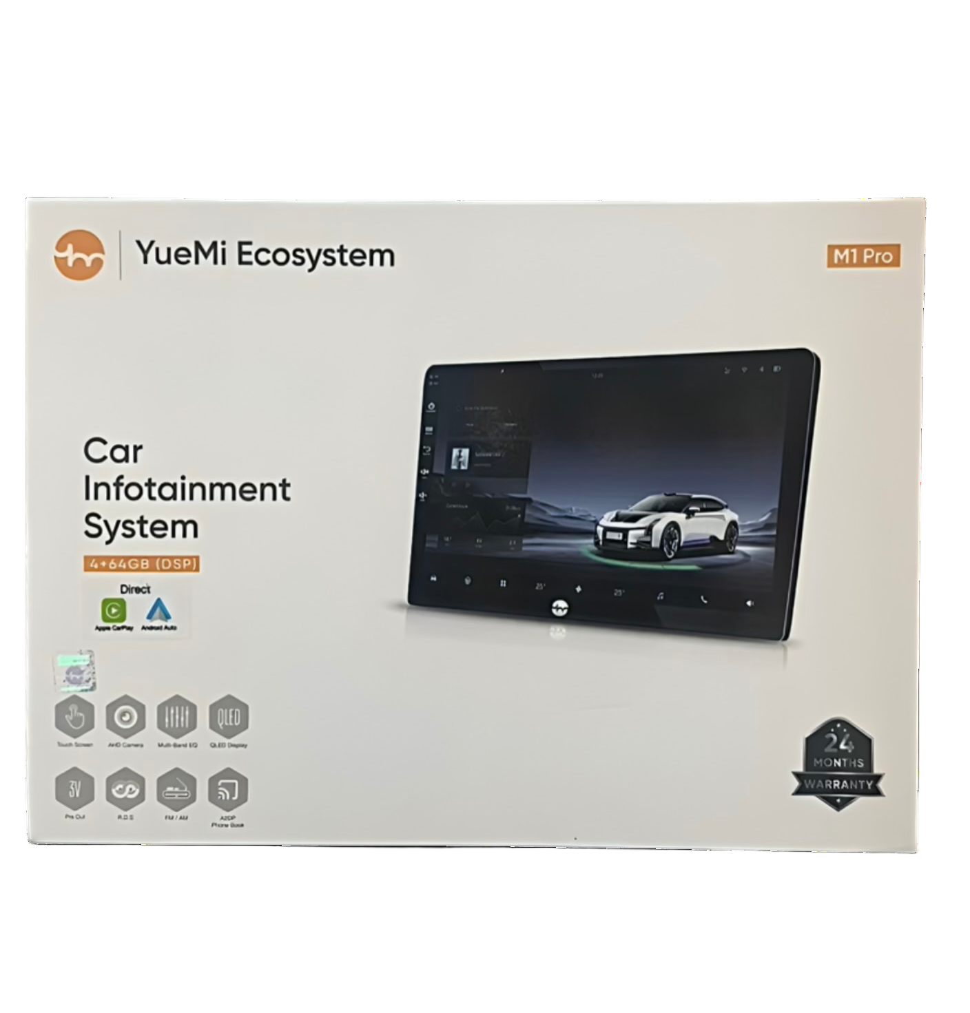 YueMi M1 Pro Car Android Stereo (4GB RAM 64GB ROM) - Sahiba Car