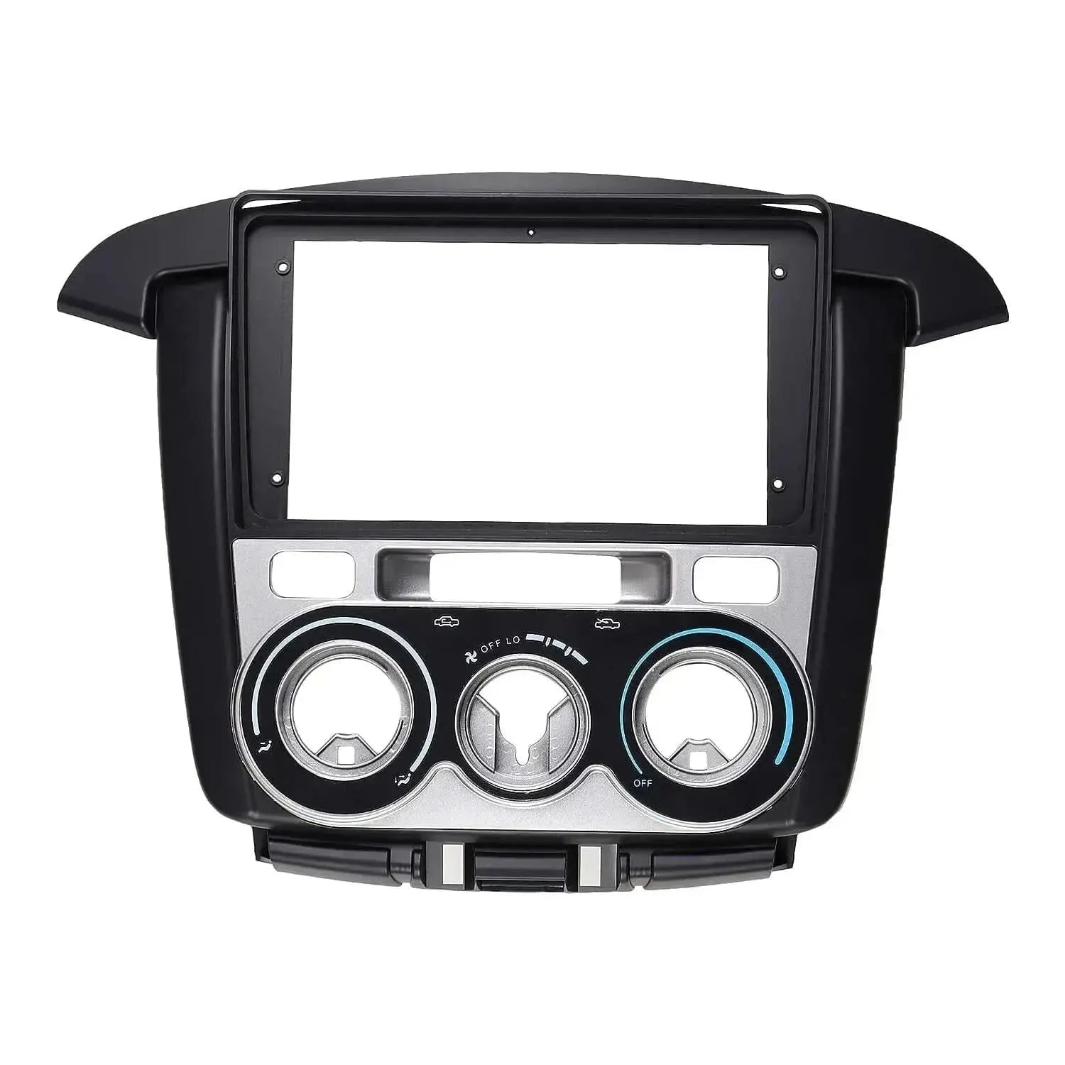 Old Innova 9 Inch Android Dashboard Frame with Coupler & Steering Wheel Control Sahiba Car