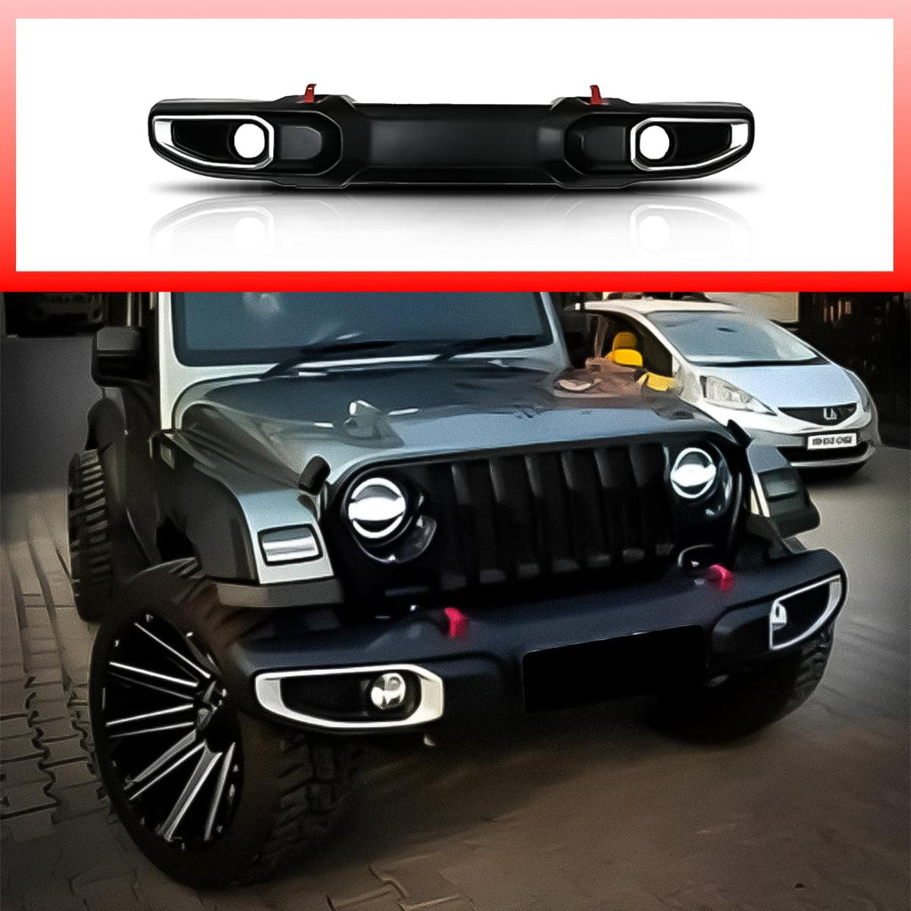 Thar Roxx Wrangler Style Front Bumper Modified Guard