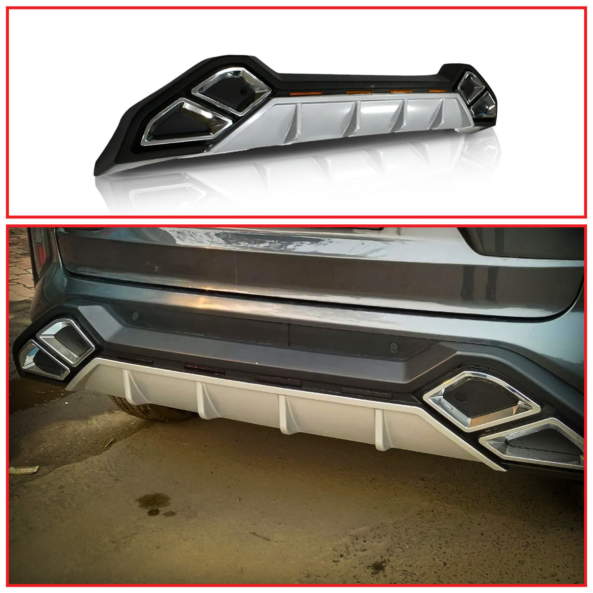 Grand Vitara Front And Rear Bumper Guard (Diffuser) Drivestylish