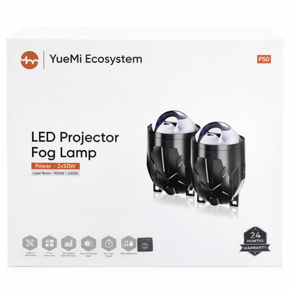 Yuemi Ecosystem P50 3" LED Projector Fog Lamp for Cars