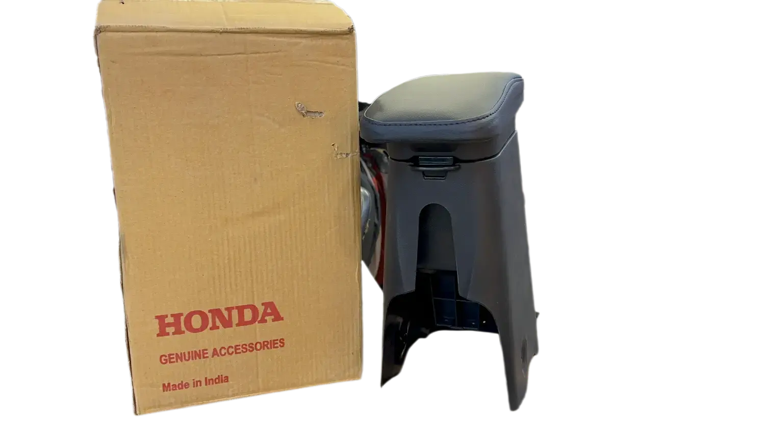 Honda Amaze 2018+ Black OEM Fit Armrest with Storage OEM PARTS