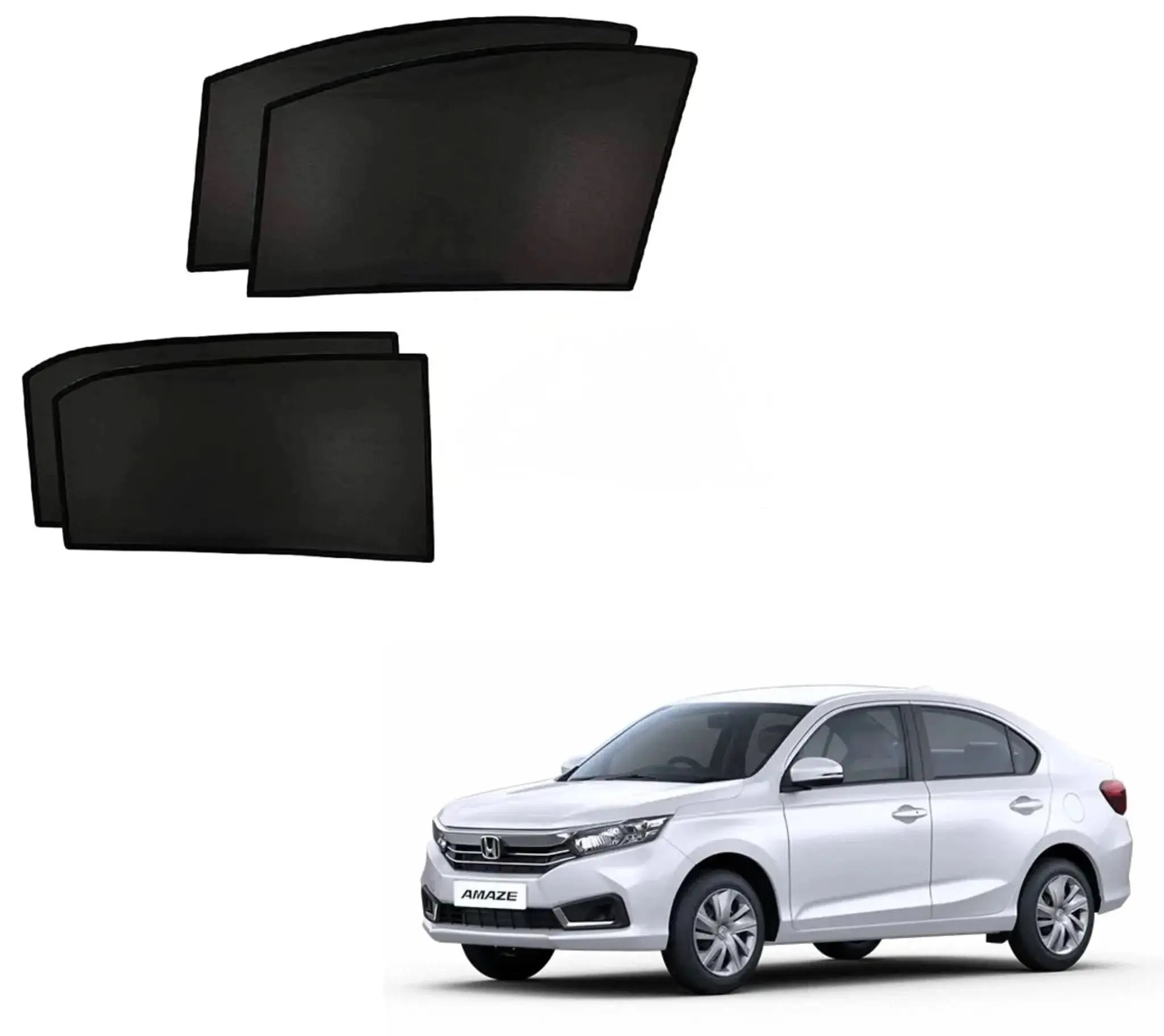 Honda Amaze Custom Fit Sunshade Mesh Car Window Covers Sahiba Car