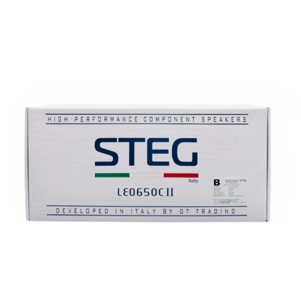 STEG LEO 650C II 6.5” Italian High-Performance 2-Way Component Car Speakers STEG