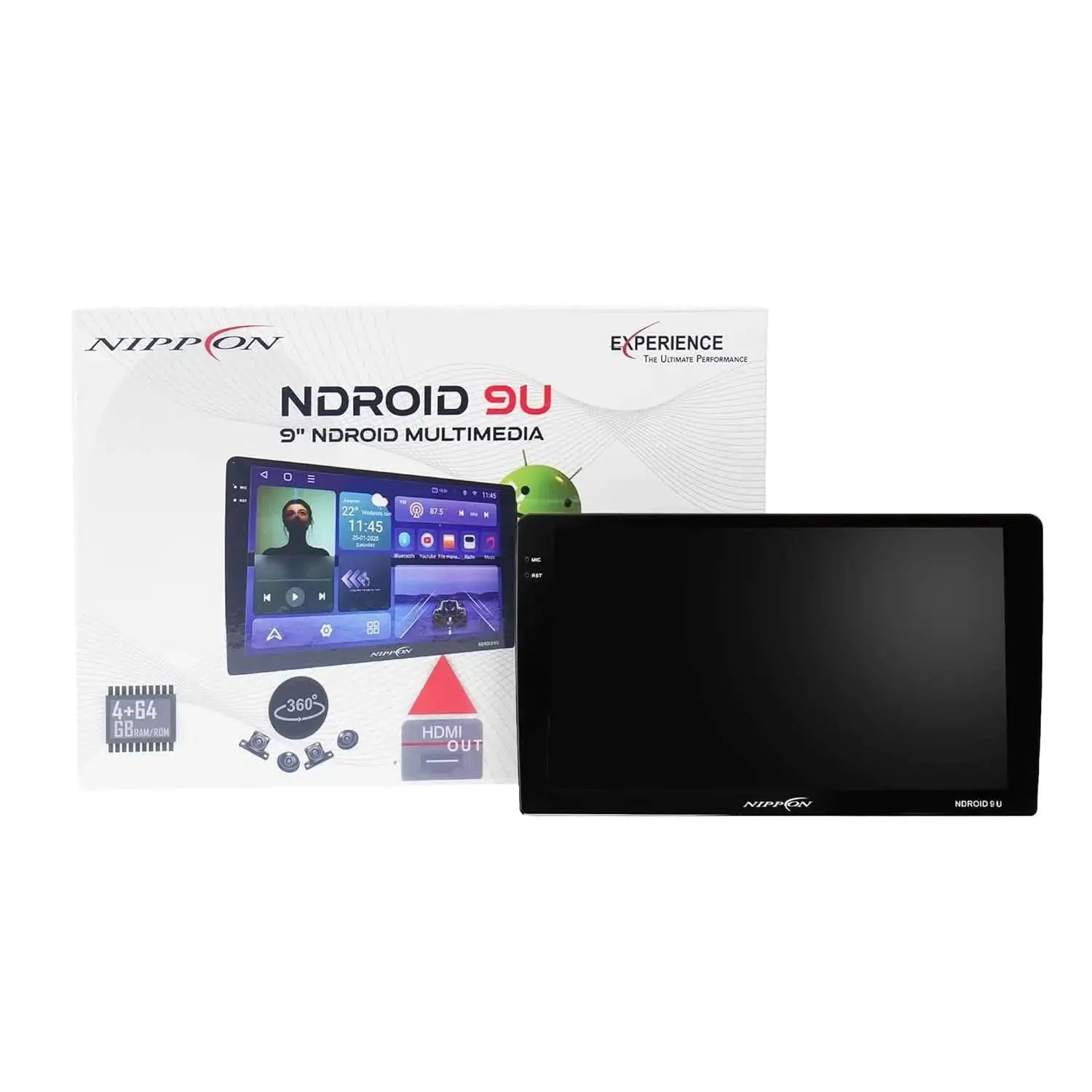 Nippon NDROID 9U Android Stereo 4/64Gb 360 Support - Sahiba Car