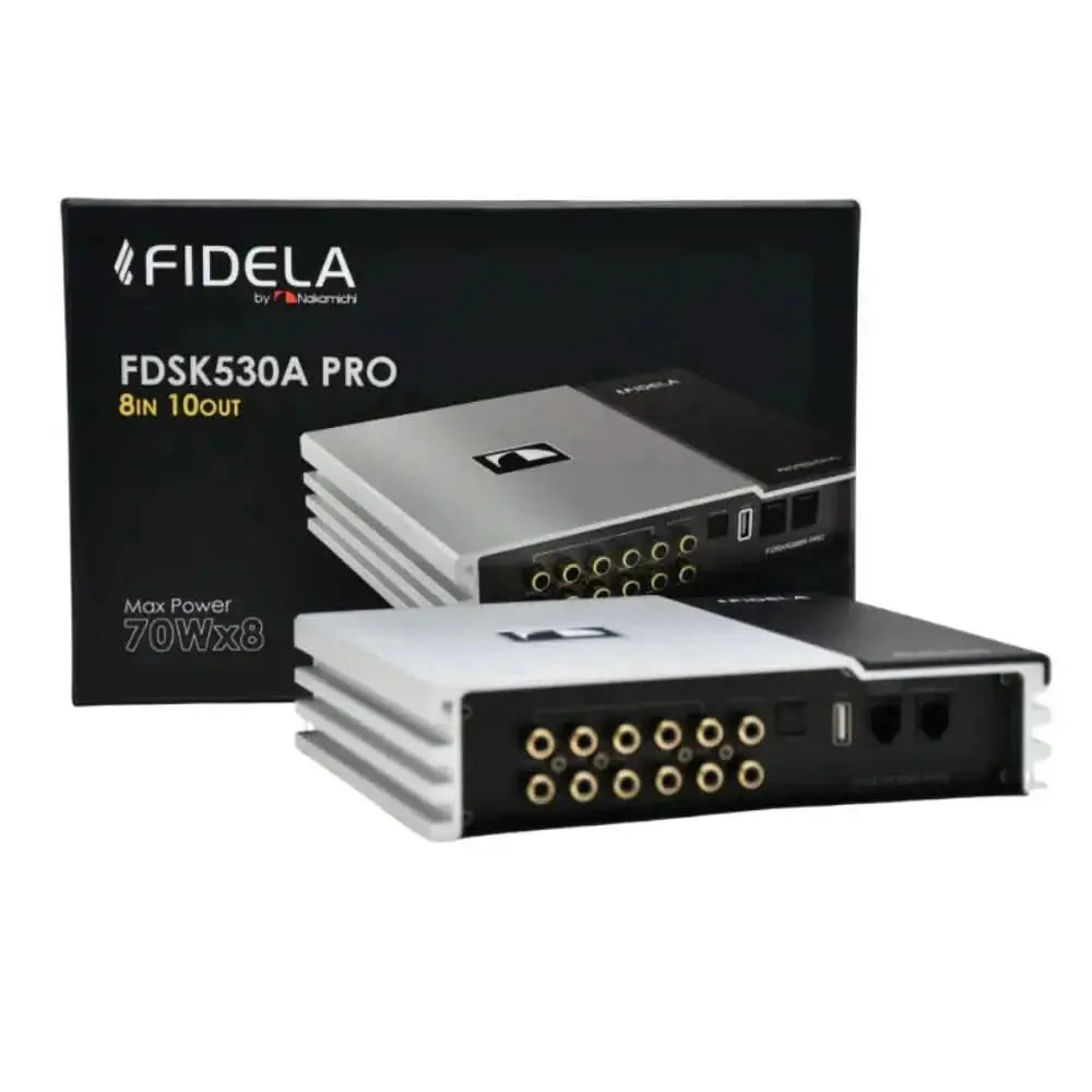 Nakamichi Fidela FDSK530A PRO 8-Channel DSP Power Amplifier Nakamichi