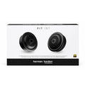 Harman Kardon FIT 19T premium high-res car tweeters installed in a vehicle audio system.