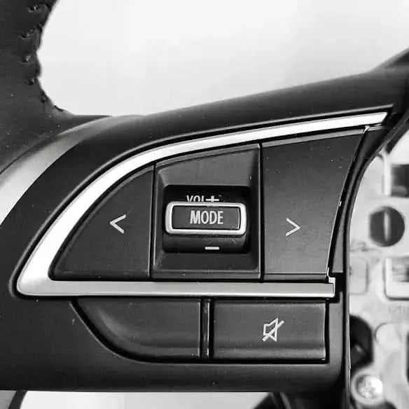 Fronx Top Model Steering - Leather Upholstery wrapped with all controls - Sahiba Car