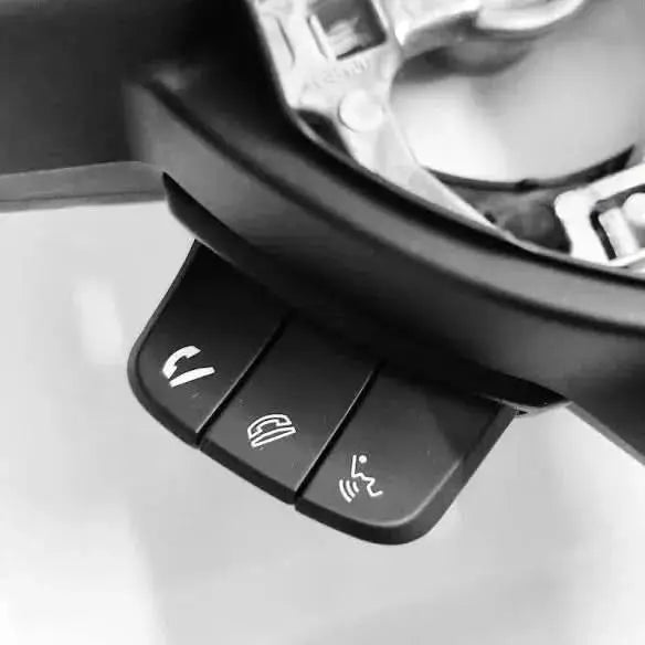 Fronx Top Model Steering - Leather Upholstery wrapped with all controls - Sahiba Car