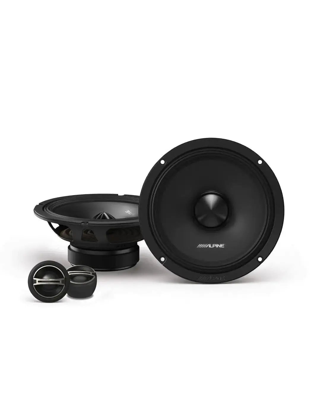 ALPINE DM-65C & DM-65 6.5" 2-Way Component & Coaxial Speaker Combo ALPINE