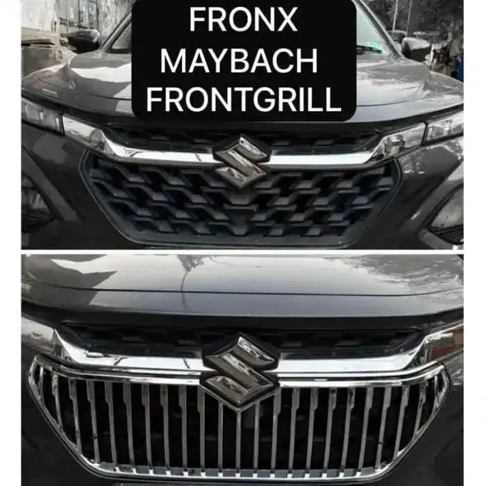 Fronx Maybach Grill 2023 onwards | Orignal Chrome 12 micron |Salt Tested - Sahiba Car