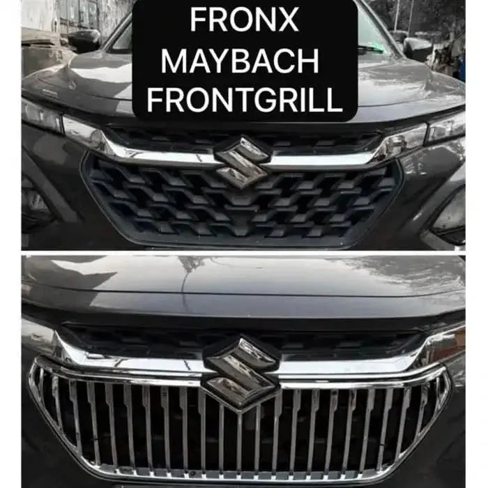 Fronx Maybach Grill 2023 onwards | Orignal Chrome 12 micron |Salt Tested - Sahiba Car
