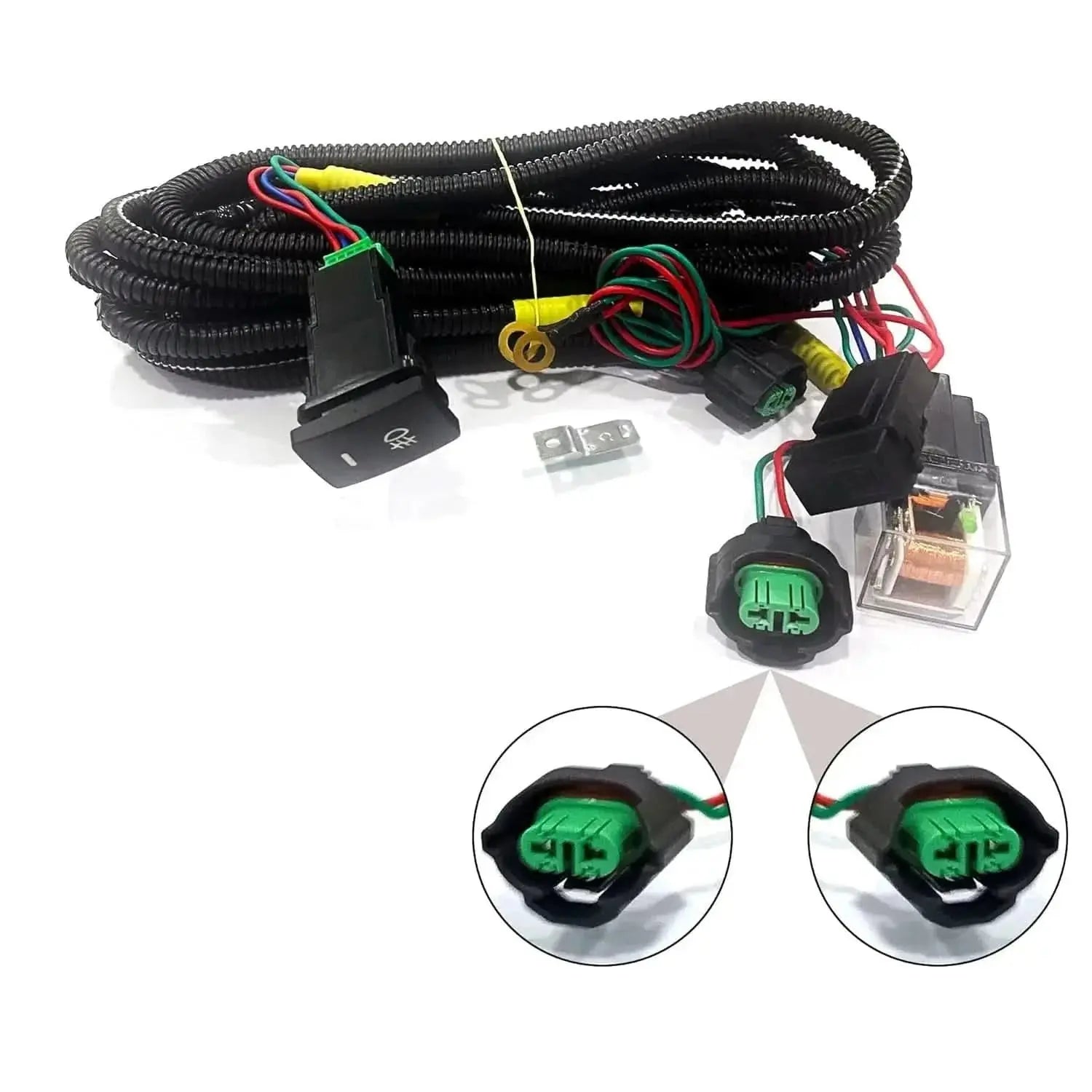 Foglight Wiring Kit with 12V 40A Relay, LED Switch & Fuse Protection WIRING KIT