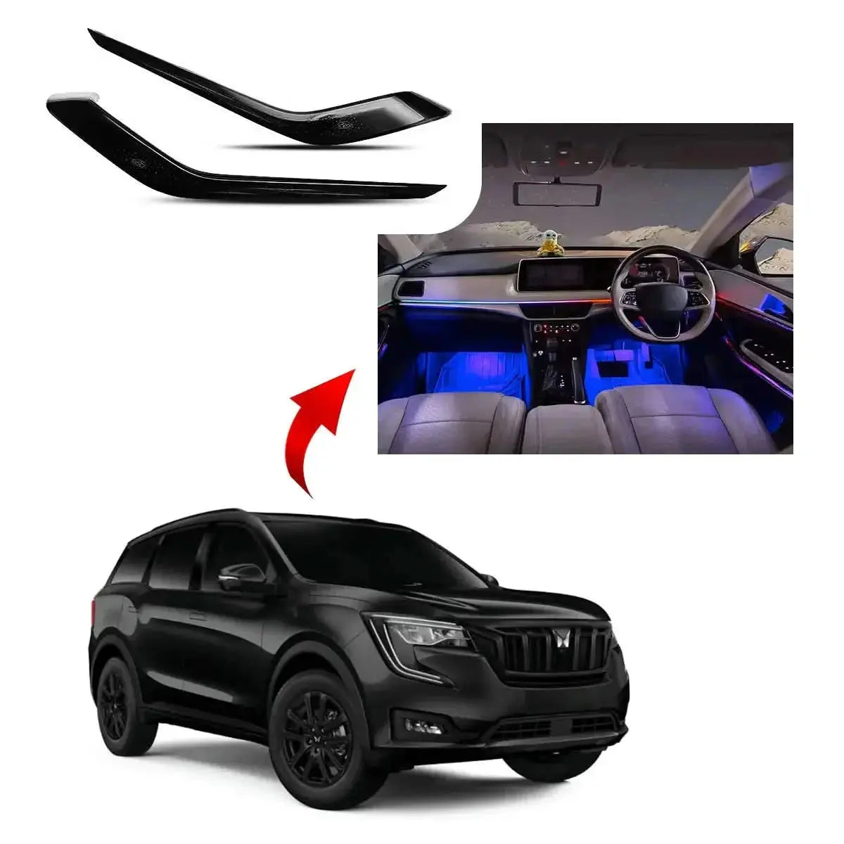 Xuv 700 Proper fit ambient light - Cardi  Xuv 700 specific ambient light CARDI