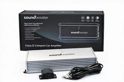 Sound Booster DBES 1000.1 Mono Amplifier 1000W RMS w/Bass controller Class D - Sahiba Car