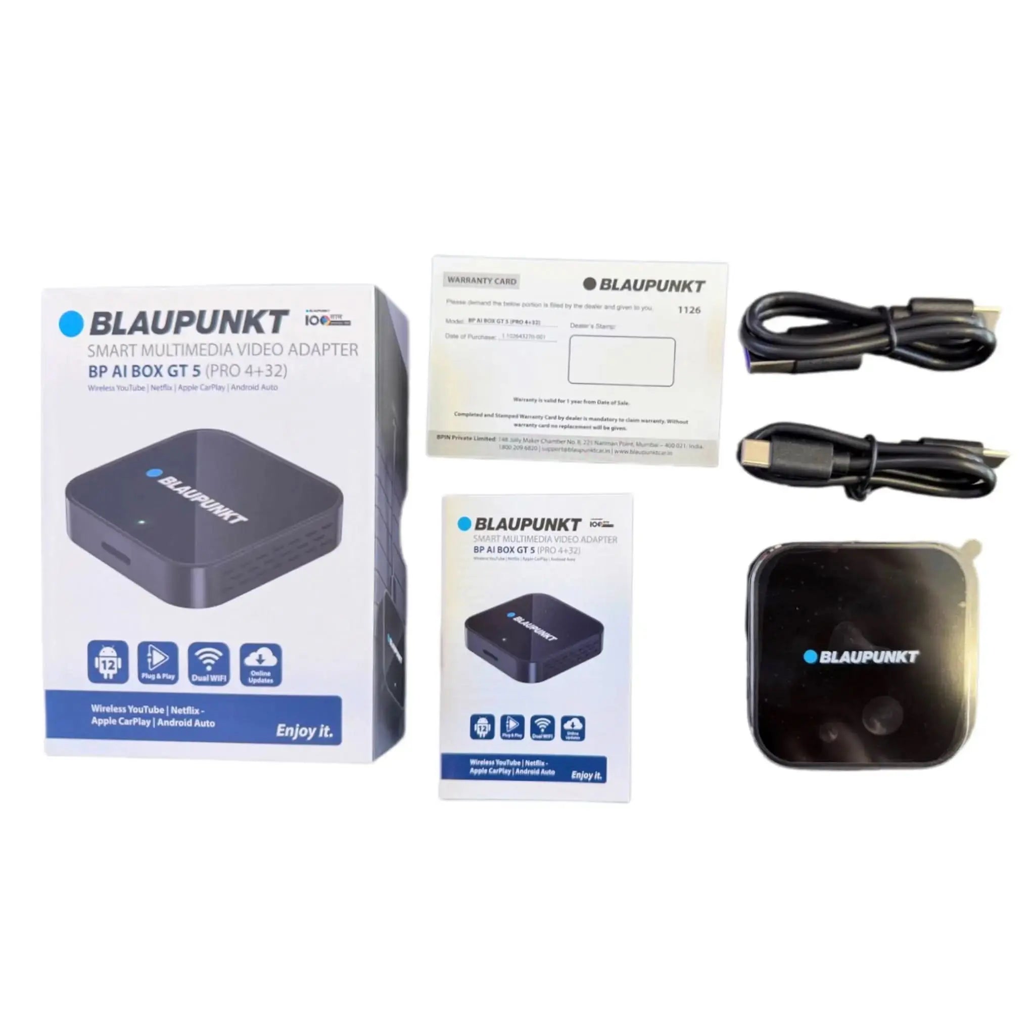 BLAUPUNKT AI BOX GT5 Android Multimedia Adapter for OEM Car Stereo BP AI BOX GT5 BLAUPUNKT