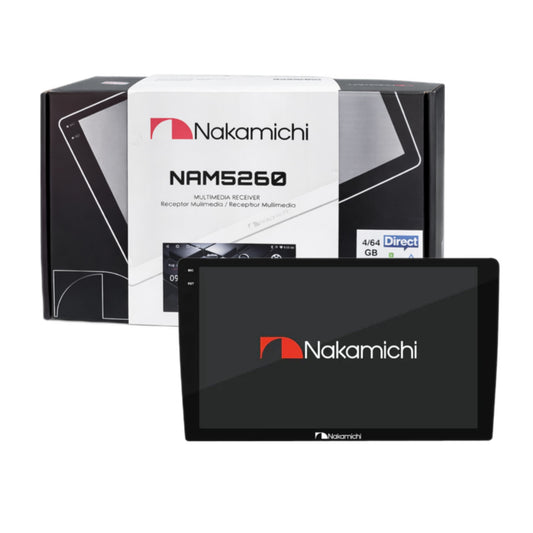 NAKAMICHI NAM5260 4GB RAM 64GB STORAGE ANDROID CAR STEREO