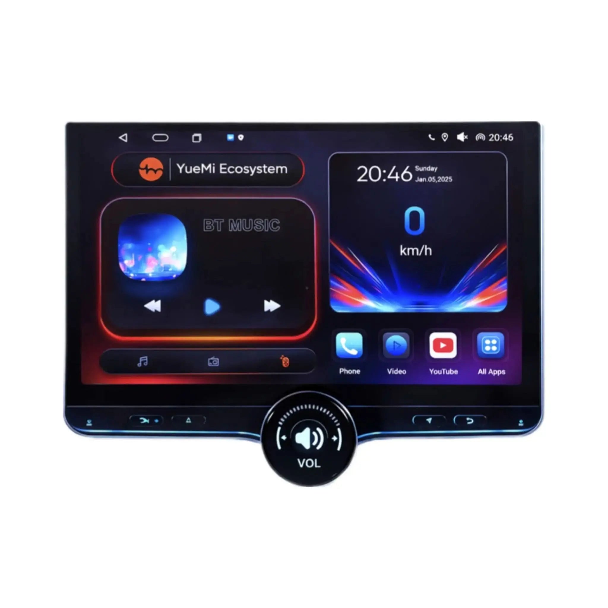 YueMi M11 Car Infotainment System 4GB RAM 64GB Storage | 11.5" Display | Digital Knob Interface YUEMI ECOSYSTEM