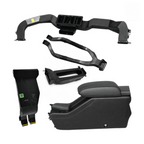 Baleno rear AC pipes with original MSGA armrest, car OEM parts, showing pipes and armrest for vehicle cooling system.