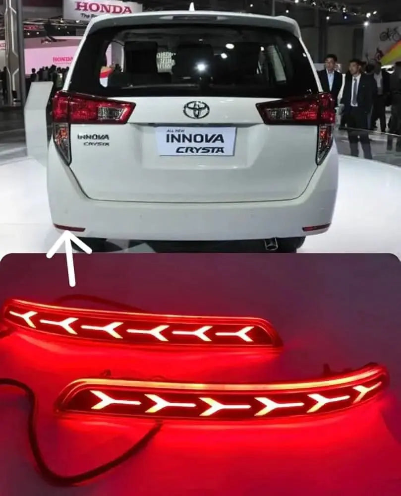 Toyota Innova Crysta Reflector Lights with matrix function - Sahiba Car