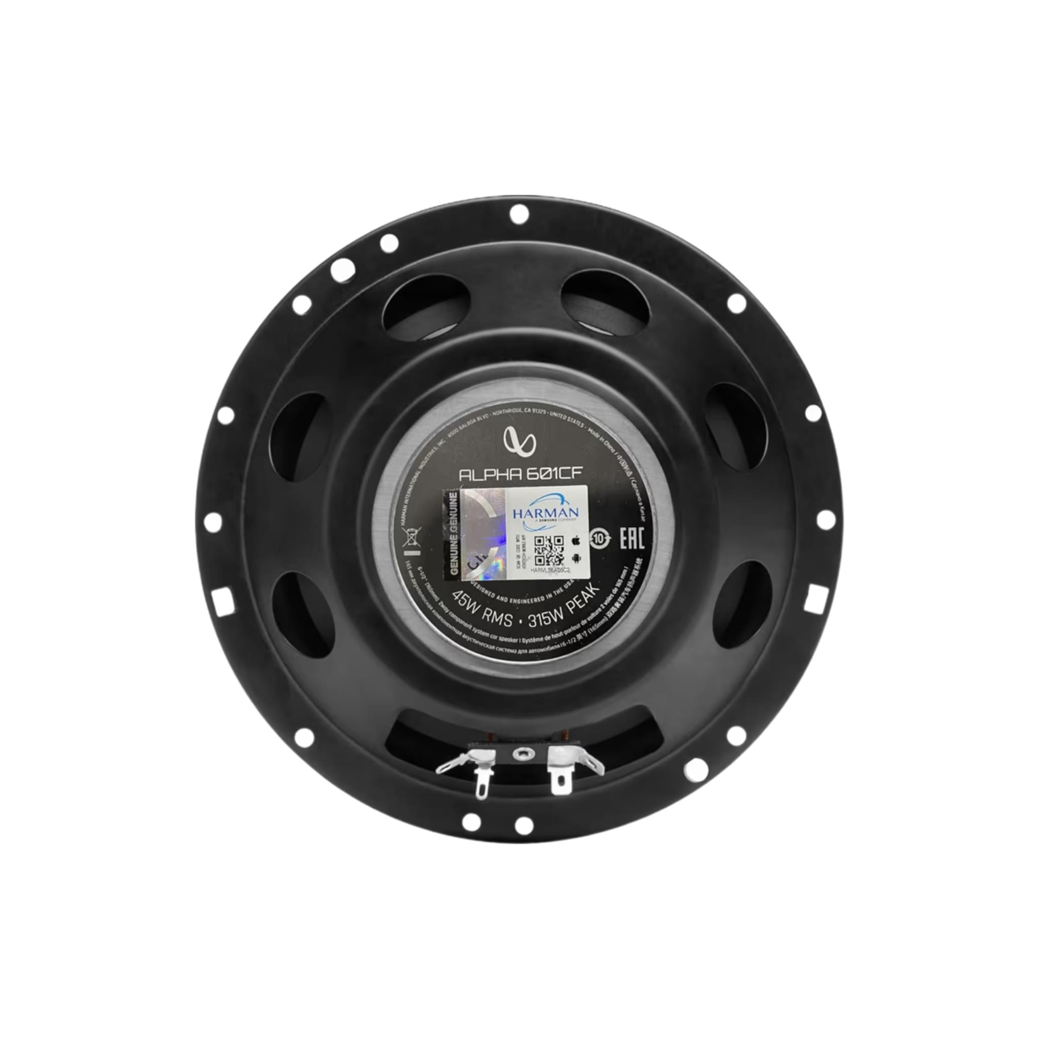 Infinity Alpha 601CF & Alpha 6520F Components and coaxial combo