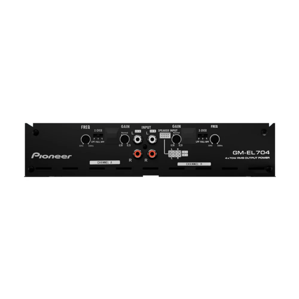 Pioneer GM-EL704 / XCNID 4-Channel Bridgeable Car Amplifier | High Performance Class AB Amplifier for car
