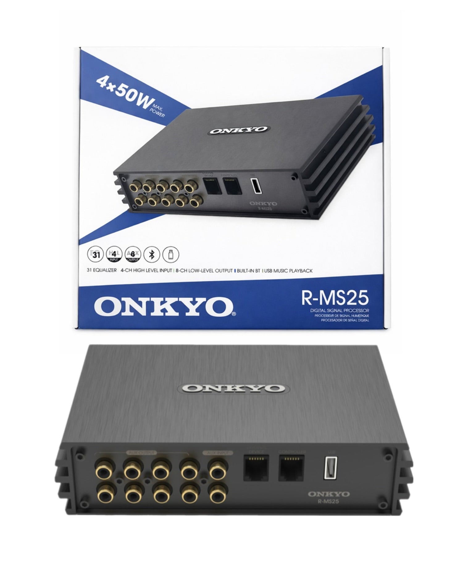 Onkyo R-MS25 DSP Amplifier for car | Onkyo Digital Sound Processor R-MS25 - Sahiba Car