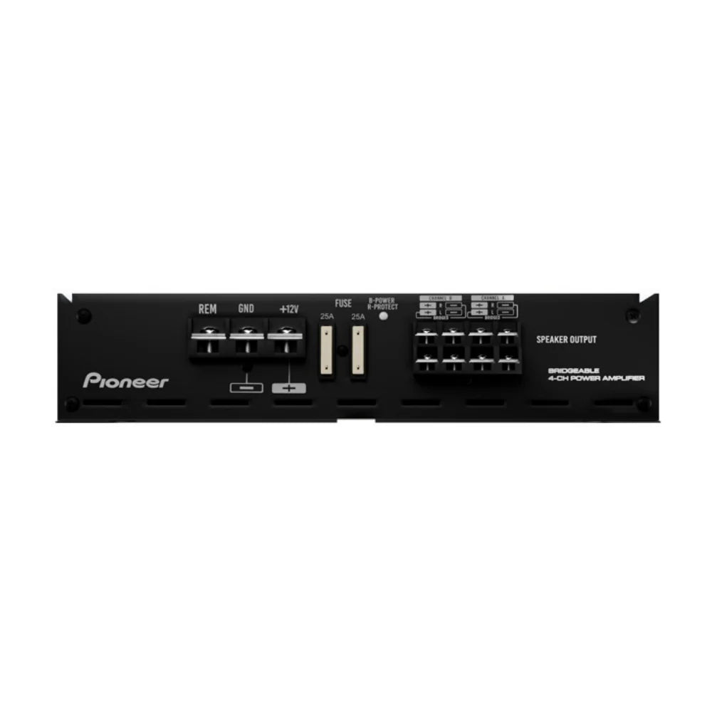 Pioneer GM-EL704 / XCNID 4-Channel Bridgeable Car Amplifier | High Performance Class AB Amplifier for car