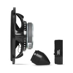 JBL Stage3 607CFHI 6.5-inch car component speakers, black, 500W peak power, designed for enhanced audio experience.
