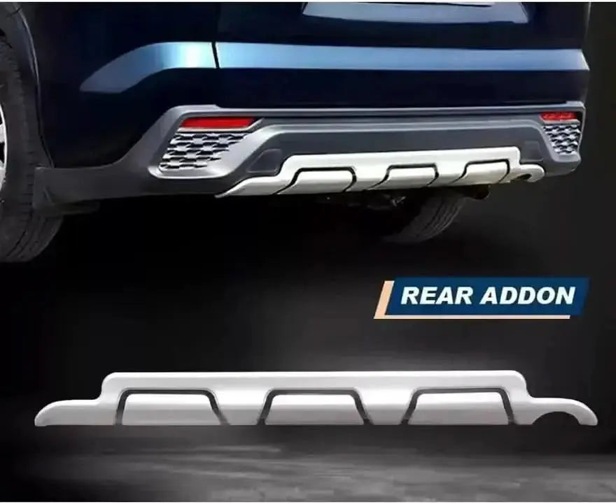 Innova Hycross Front and Rear Bumper Diffuser ABS Quality - Sahiba Car