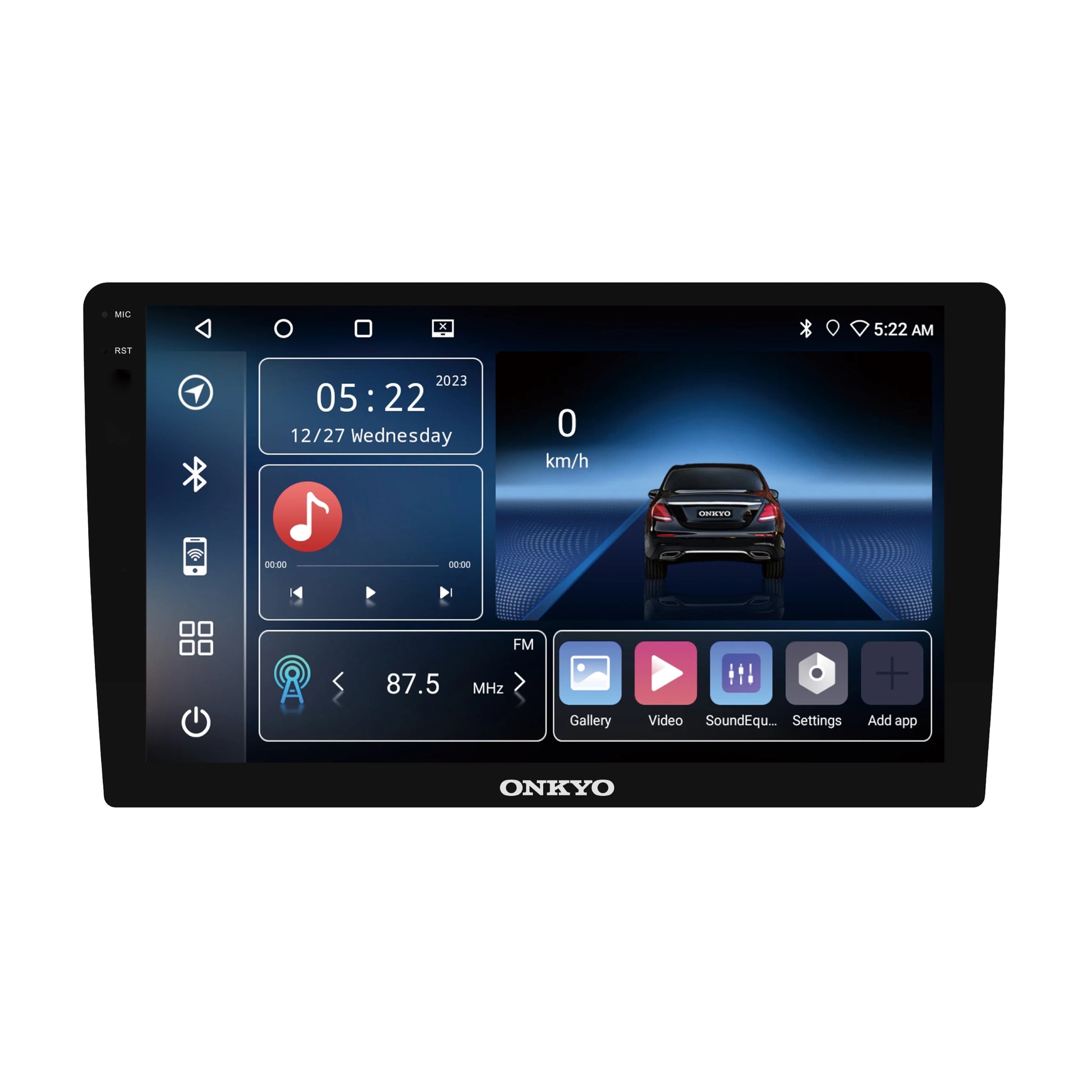 Onkyo X-QD1150 Pro Android Stereo with Direct CarPlay & Android Auto 2/32 GB (Free AHD Reverse Camera) - Sahiba Car