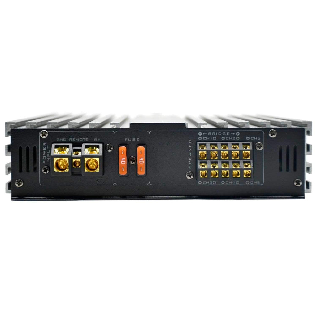 Nakamichi NKTA750.5 – 5-Channel Class A/B Power Amplifier | Black | High-Performance Car Audio Amplifier