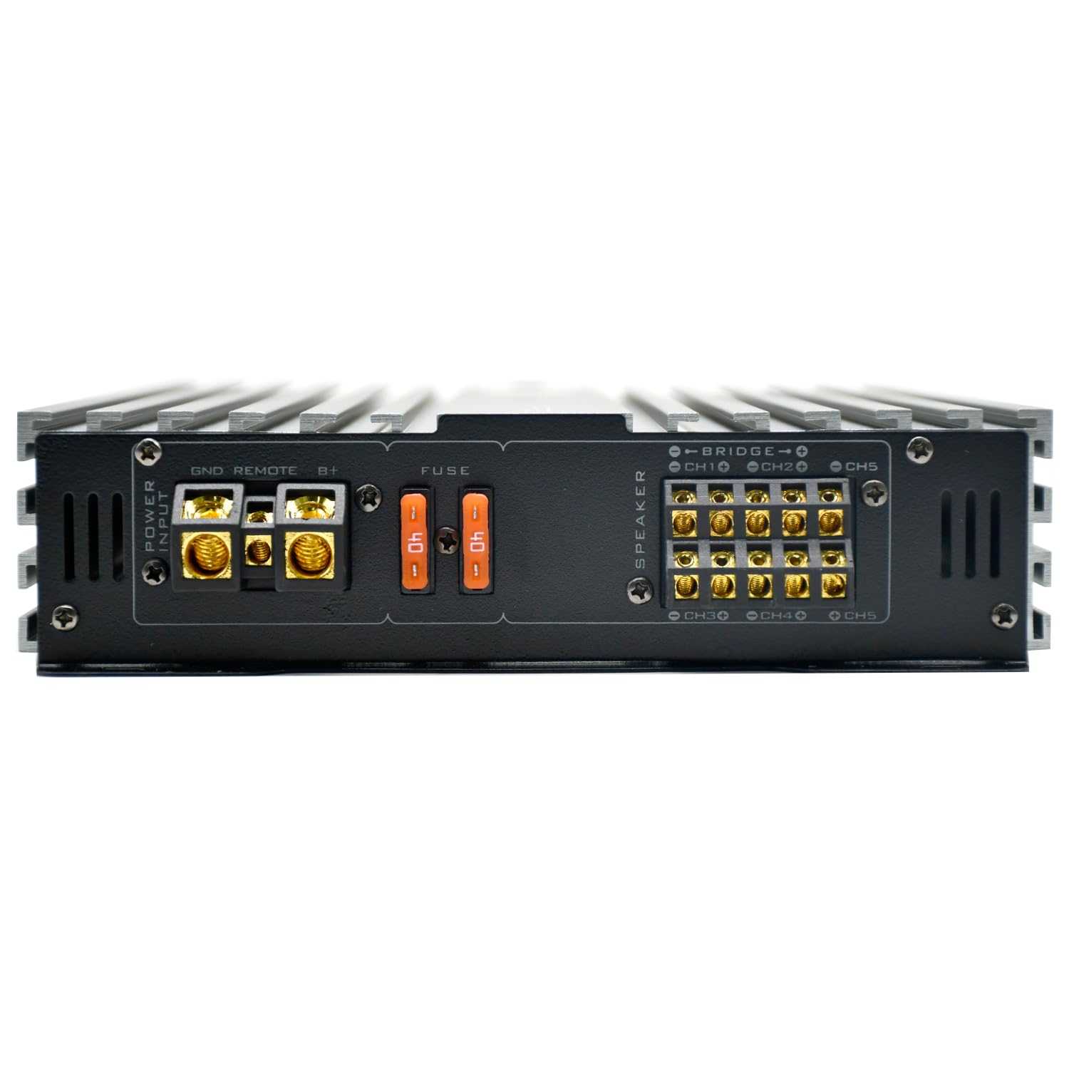 Nakamichi NKTA750.5 – 5-Channel Class A/B Power Amplifier | Black | High-Performance Car Audio Amplifier