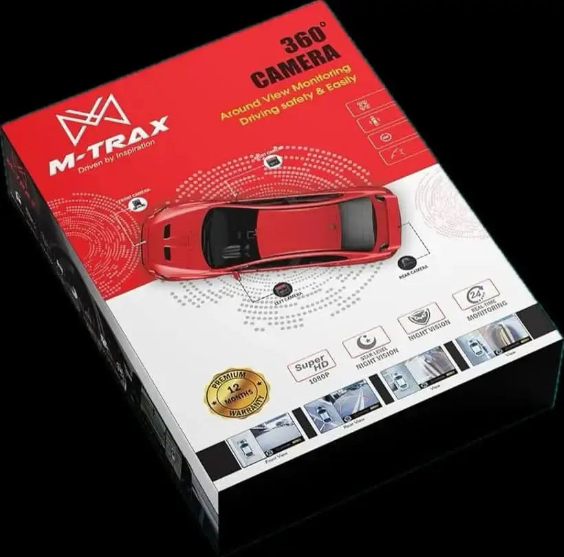 Mtrax 360 Camera kit | 1080p 360 Degree camera kit for android stereo - Sahiba Car
