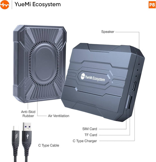 Android box to convert OEM Stereo to Android - Unplug Ai box 4/64GB Octacore processor | Yuemi P8 Picasou Android Box