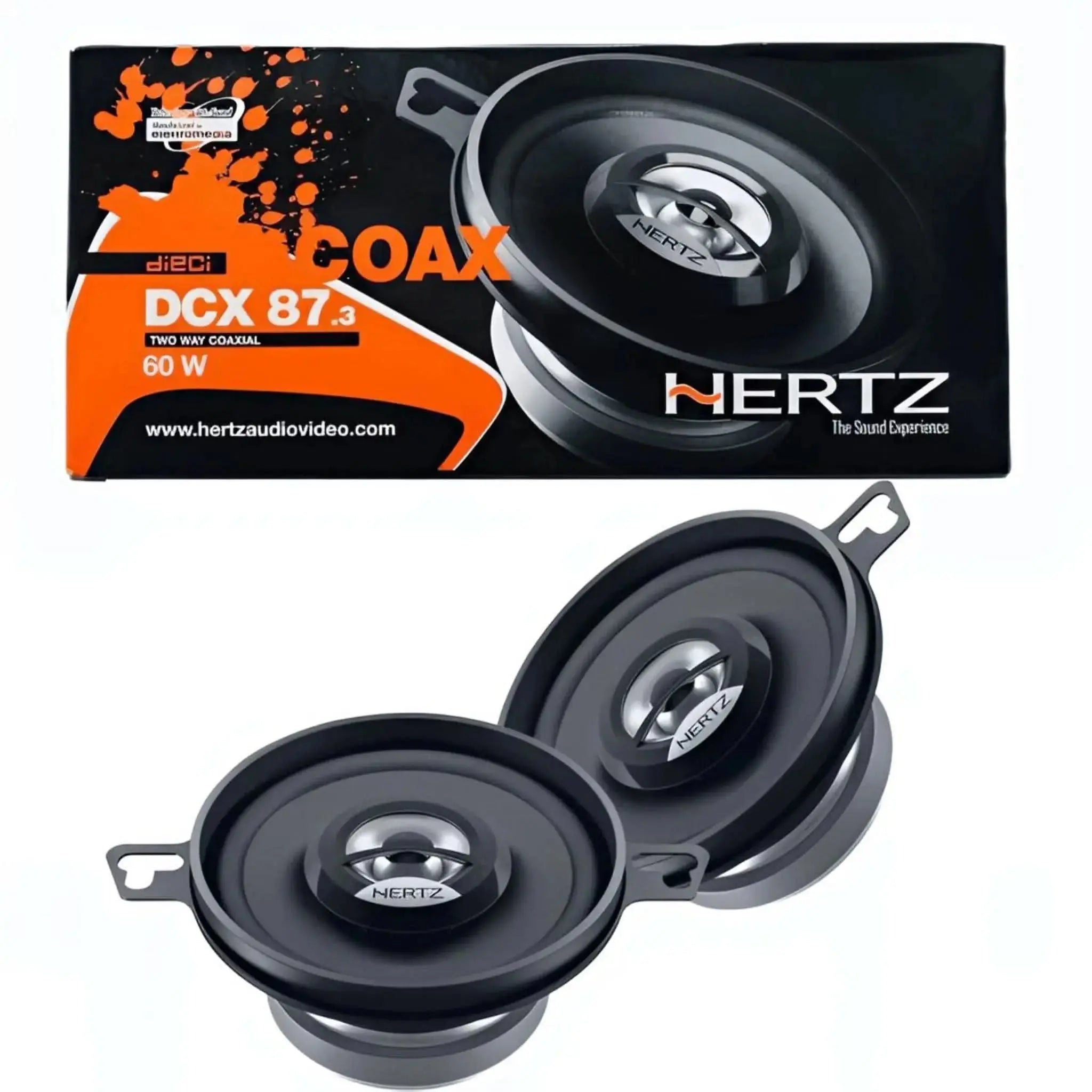 HERTZ Coaxial Speakers - Dieci Series-DCX 87.3 - Sahiba Car