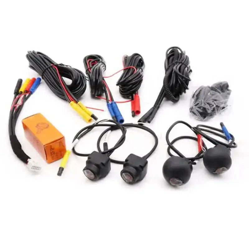 Mtrax 360 Camera kit | 1080p 360 Degree camera kit for android stereo - Sahiba Car