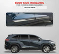 Innova Hycross Side Beading Oem Type Abs Quality - Black & Chrome Sahiba Car