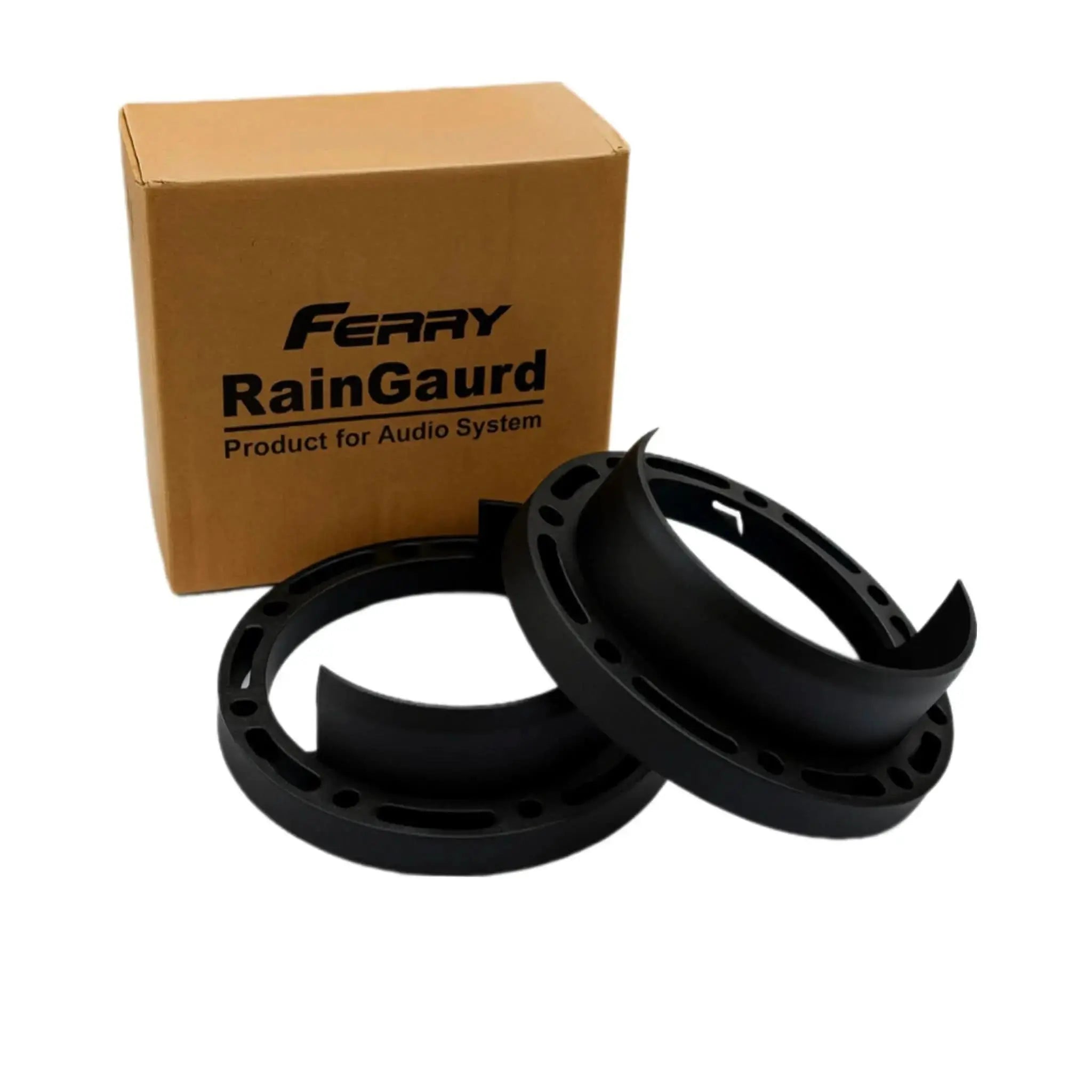Rain Gaurd for car speakers | Ferry Water Gaurd 6.5 inches Heavy Plastic ABS quality - Sahiba Car