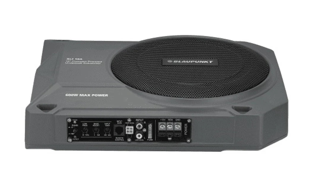 Blaupunkt XLF 10A 10” Compact Active Under Seat Subwoofer (150W RMS 600W Peak) - Sahiba Car